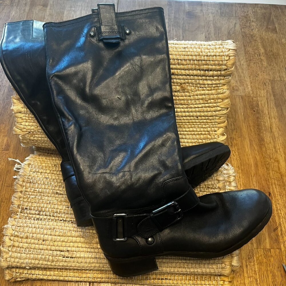 Nine West Tall Black Boot Sz 8.5